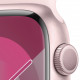 Apple Watch Series 9 GPS 45mm Pink Aluminum Case w. Light Pink Sport Band - S/M (MR9G3)